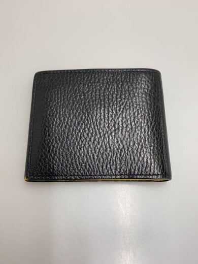商品画像：2つ折り財布/レザー/BLK/メンズ/610466 2