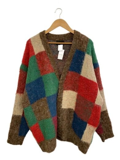 商品画像：カーディガン(厚手)/3/アクリル/マルチカラー 1