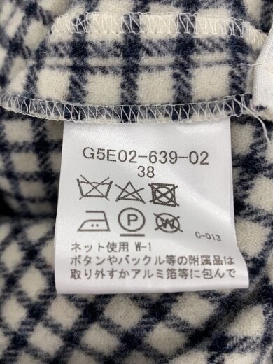 商品画像：ジャケット/FREE/ウール/WHT/チェック/G5E02-639-02 4