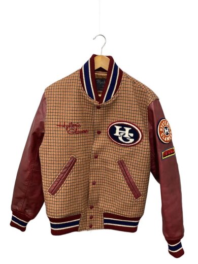 商品画像：スタジャン/FREE/ウール/ORN/チェック/2AB-5330 1