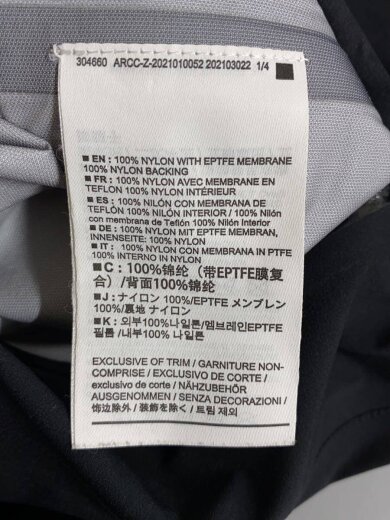 商品画像：ジャケット/L/ナイロン/BLK/無地/ARCC-Z-2021010052 4