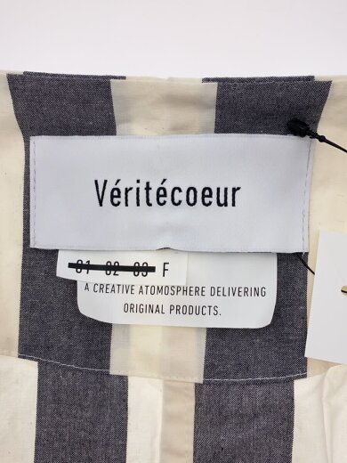 商品画像：半袖ワンピース/FREE/コットン/GRY/ストライプ/VC-1790 3