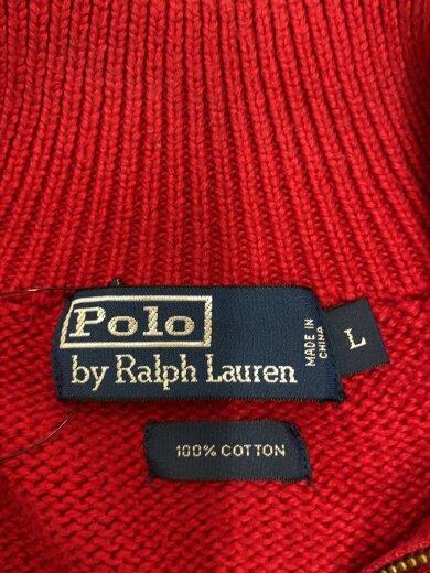 商品画像：ニット・セーター(厚手)/L/コットン/RED// 3