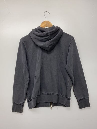 商品画像：ジップパーカー/S/コットン/GRY/無地/ジップパーカー 2