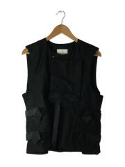 ベスト/M/コットン/BLK/無地/17287/MILITARY VEST/タグ付