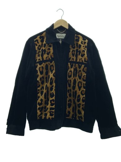 商品画像：50s JACKET/S/コットン/BLK/レオパード// 1