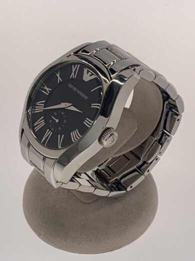 商品画像：クォーツ腕時計/アナログ/ステンレス/BLK/SLV/AR-0680/傷アリ// 2