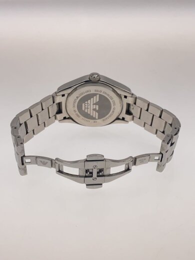 商品画像：クォーツ腕時計/アナログ/ステンレス/BLK/SLV/AR-0680/傷アリ// 4