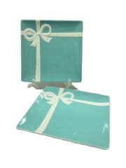 ブルーボウデザートプレートセット/2点セット/BLU/6169 2983