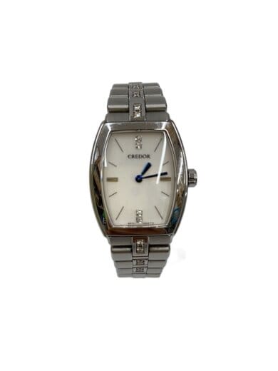 商品画像：クォーツ腕時計/アナログ/ステンレス/WHT/SLV/5A70-OAFO 1