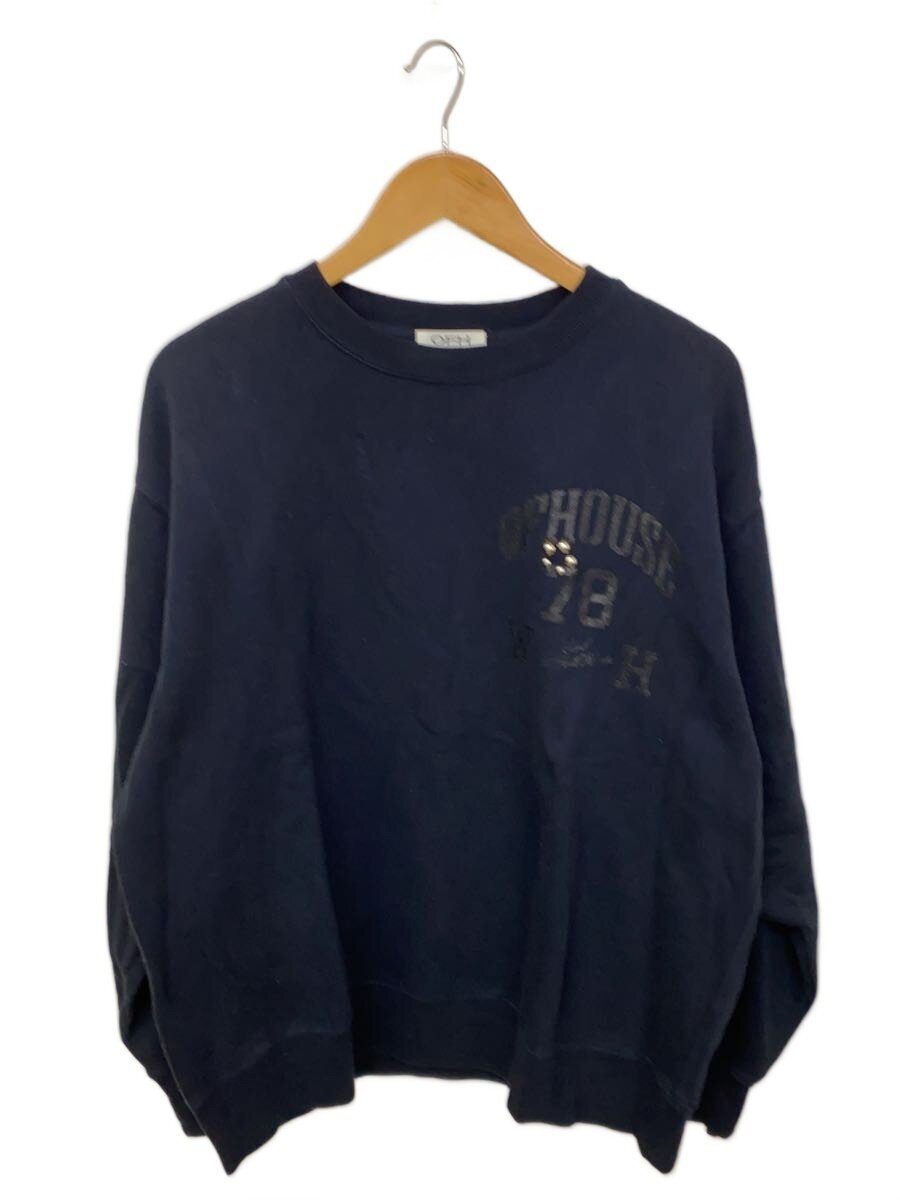 OLD FOLK HOUSE / スウェット/3/コットン/NVY/無地/OFH008PO31