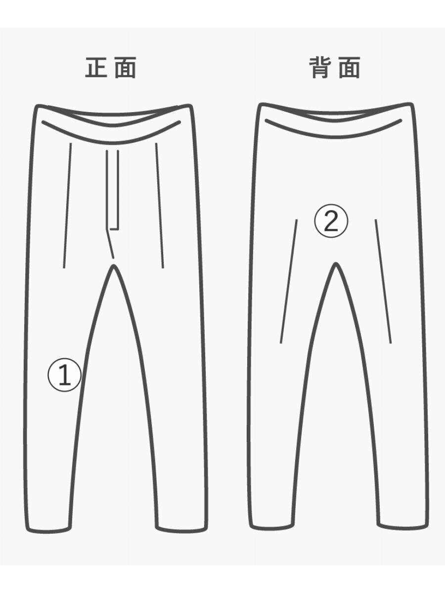 DENHAM / ボトム/L/ナイロン/BLK/27211-2-10005