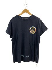 Tシャツ/S/コットン/BLK/無地/OMAA002F17185063