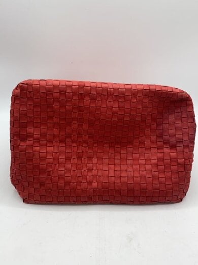 商品画像：ハンドバッグ/レザー/RED/無地 4