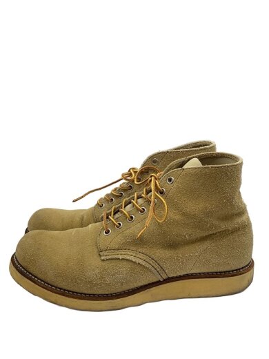 商品画像：レースアップブーツ/US9/BEG/スウェード 1