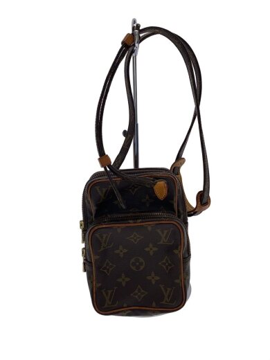 商品画像：ミニ・アマゾン_モノグラム・キャンバス/PVC/BRW 1