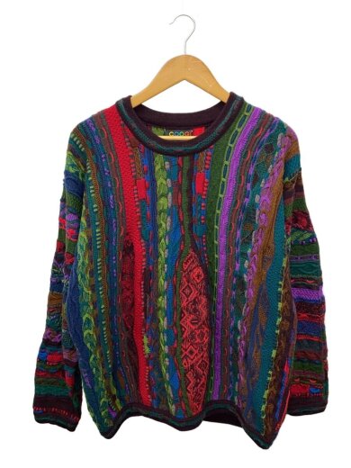 商品画像：ニット・セーター(厚手)/M/ウール/マルチカラー 1