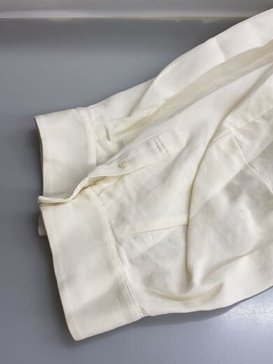 商品画像：長袖シャツ/1/シルク/WHT/24-07209 5