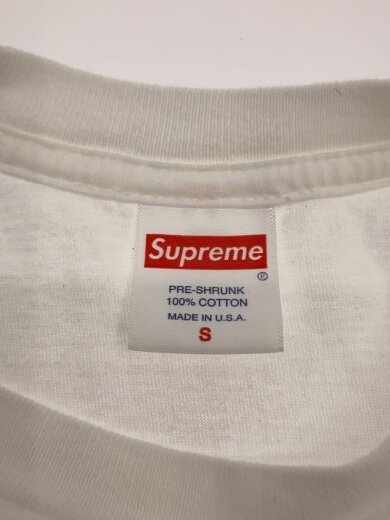 商品画像：Tシャツ/S/コットン/WHT/無地 3