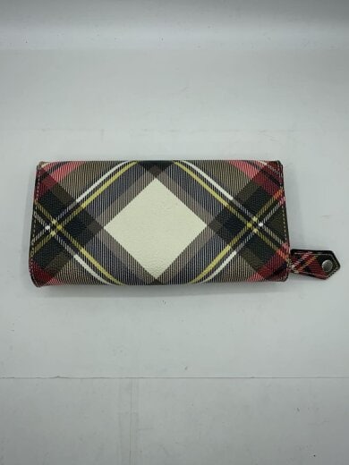 商品画像：長財布/レザー/RED/チェック/レディース// 2