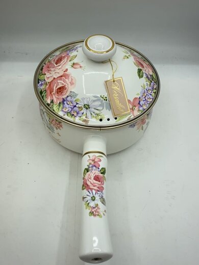 商品画像：片手鍋/ホーロー鍋/ベルサイユ/鍋/容量:2L/サイズ:18cm/WHT/7003// 6