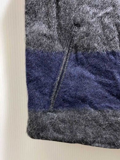 商品画像：ベスト/2/ウール/GRY/ボーダー/01-9010-60 8