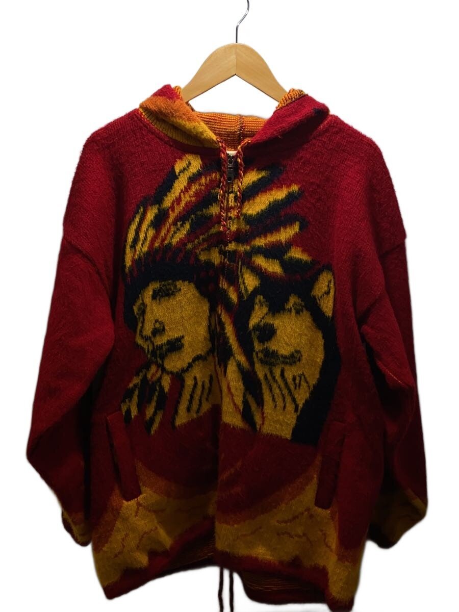 その他ブランド / Genesis/ジップパーカー/L/ウール/RED