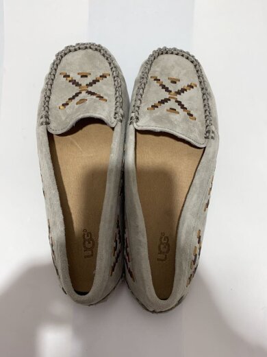 商品画像：デッキシューズ/22cm/GRY/スウェード/F8015D 3