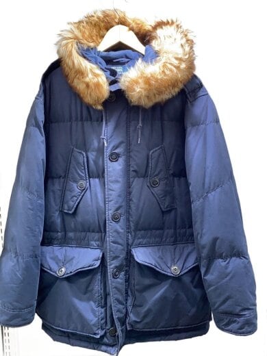 商品画像：ダウンジャケット/L/--/NVY/無地/MNBLOTWM5I00043 1