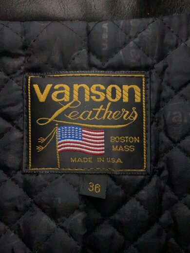 商品画像：シングルライダースジャケット/36/レザー/BLK/無地 3