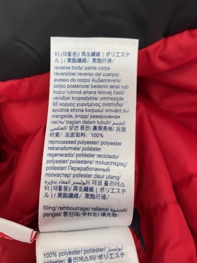 商品画像：ダウンジャケット/S/ナイロン/BLK/無地/78J4658 4