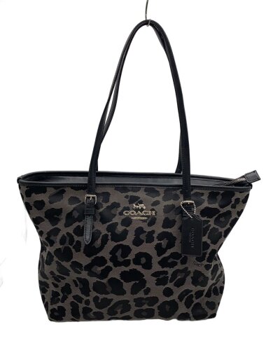 商品画像：ハンドバッグ/--/GRY/アニマル/F39037 1