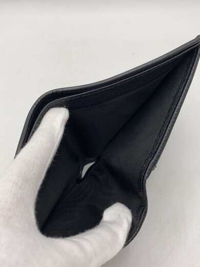 商品画像：2つ折り財布_GUCCIプリント/レザー/BLK/メンズ 6