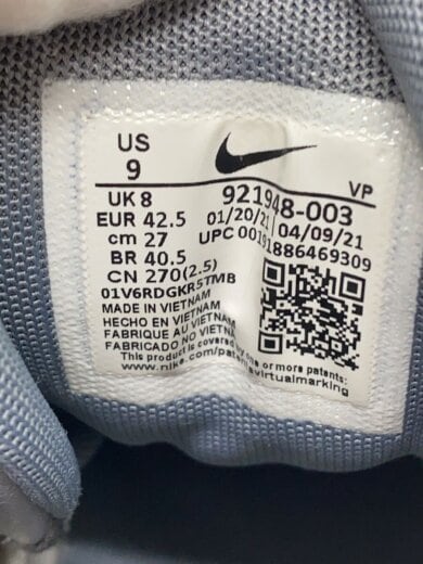 商品画像：AIR MORE UPTEMPO 96/エアモアアップテンポ/グレー/921948-003/27cm/GRY 5