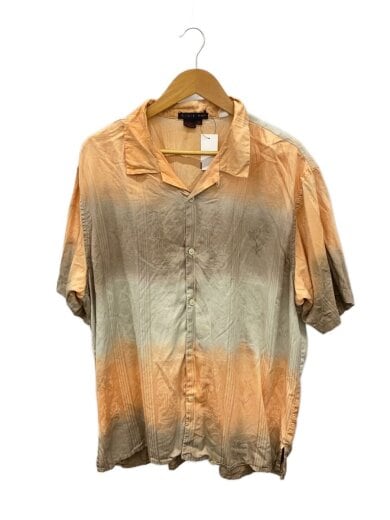 商品画像：TULLIANO/半袖シャツ/XL/シルク/ORN/BRW/GRY/総柄 1