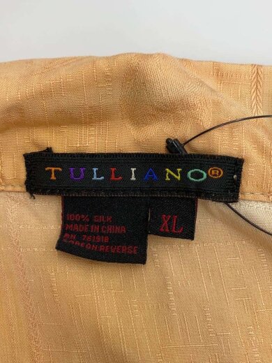 商品画像：TULLIANO/半袖シャツ/XL/シルク/ORN/BRW/GRY/総柄 3