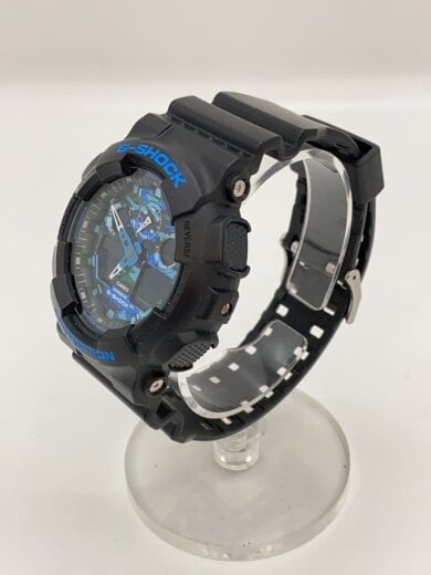 商品画像：クォーツ腕時計・G-SHOCK/デジアナ/ラバー/BLK/BLU/SS 2
