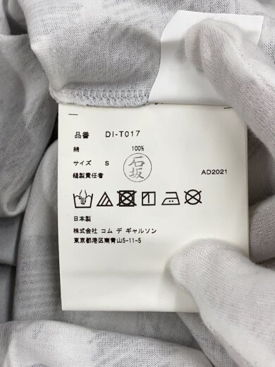 商品画像：Tシャツ/S/コットン/WHT/プリント/DI-T017// 4