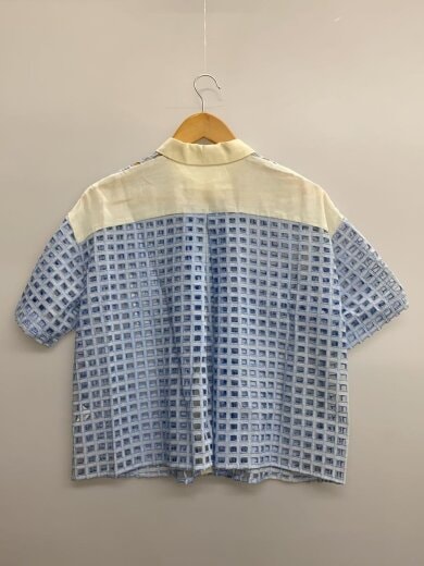 商品画像：半袖ブラウス/--/--/BLU// 2