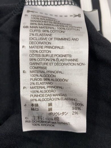 商品画像：長袖Tシャツ/XS/コットン/BLK/JN4987 4