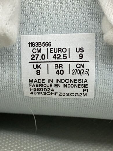 商品画像：ローカットスニーカー/27cm/SLV/1183B566 5