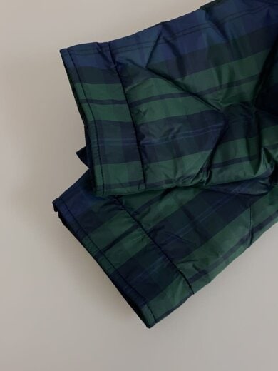 商品画像：キルティングジャケット/L/ポリエステル/GRN/チェック 5