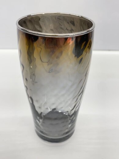 画像：PROGRESSグラス/3点セット/チタン&ガラス/RIPPLE　インフィニティ1個ゴールド2個/ビアグラス2