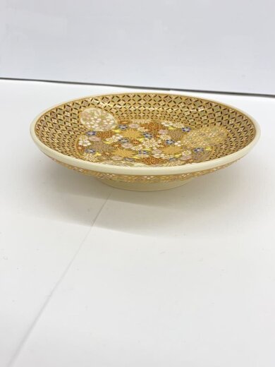 商品画像：皿/渓山窯/南州工房/絵皿 3