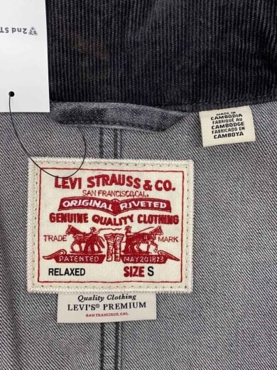 商品画像：ジャケット/S/コットン/GRY/無地/PC9-A8635-0000 3