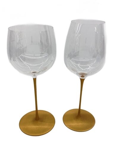 商品画像：丸嘉小坂漆器店/グラス/2点セット/ワイングラス　typeBこがね/typeAこがね 1