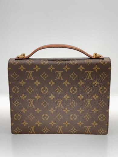 商品画像：モンソー_モノグラム・キャンバス/レザー/BRW 3