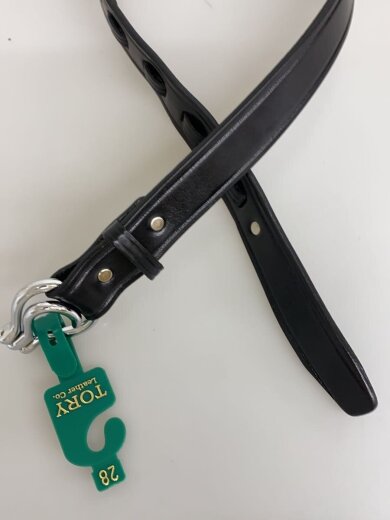 商品画像：ベルト/レザー/BLK/無地/メンズ/2280/サイズ28 2