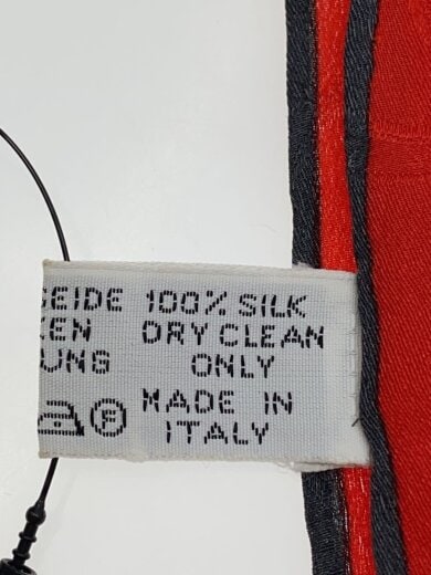 商品画像：ストール/シルク/RED/総柄/レディース 4
