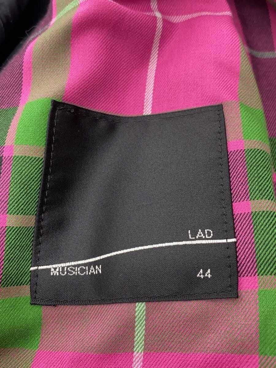 LAD MUSICIAN / 22SS/SWING TOP/ジャケット/44/コットン/BLK/無地/2122-356